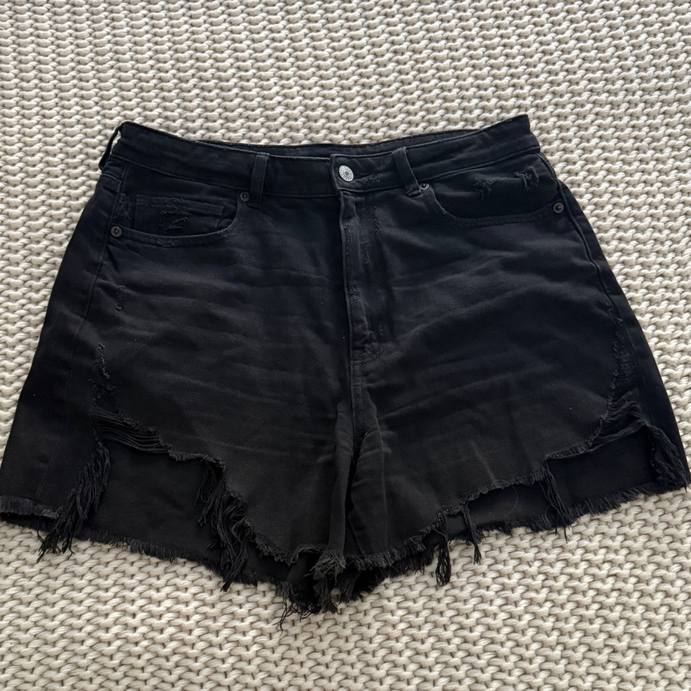 American Eagle Outfitters Black Jean Shorts